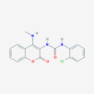 N-(2-chlorophenyl)-N'-[4-(methylamino)-2-oxo-2H-chromen-3-yl]urea