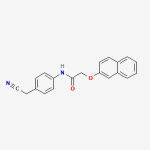 N-[4-(cyanomethyl)phenyl]-2-(2-naphthyloxy)acetamide