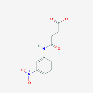 methyl 4-[(4-methyl-3-nitrophenyl)amino]-4-oxobutanoate