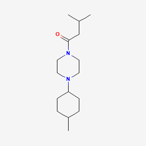 1-(3-methylbutanoyl)-4-(4-methylcyclohexyl)piperazine