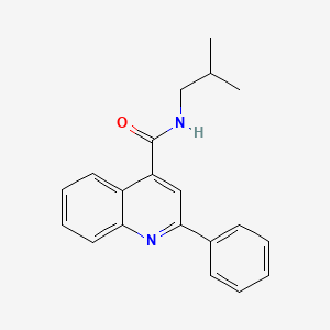 molecular formula C20H20N2O B5577210 N-isobutyl-2-phenyl-4-quinolinecarboxamide 
