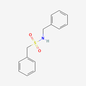 molecular formula C14H15NO2S B5577226 N-benzyl-1-phenylmethanesulfonamide CAS No. 110654-36-9