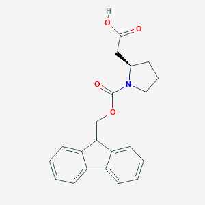 B557723 (R)-2-(1-(((9H-Fluoren-9-yl)methoxy)carbonyl)pyrrolidin-2-yl)acetic acid CAS No. 193693-61-7