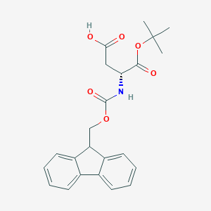 molecular formula C23H25NO6 B557725 Fmoc-d-天冬氨酸-otbu CAS No. 134098-70-7