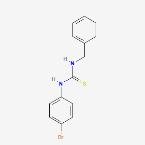 molecular formula C14H13BrN2S B5577495 N-benzyl-N'-(4-bromophenyl)thiourea 