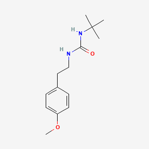 molecular formula C14H22N2O2 B5577691 N-(叔丁基)-N'-[2-(4-甲氧基苯基)乙基]脲 