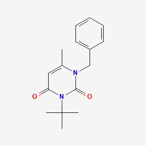 1-benzyl-3-tert-butyl-6-methyl-2,4(1H,3H)-pyrimidinedione