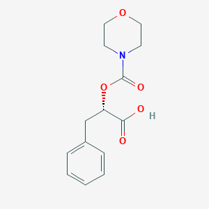 O-(N-Morpholinocarbonyl)-3-phenyllactic acid