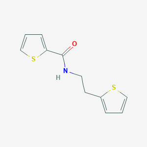 molecular formula C11H11NOS2 B5577834 N-[2-(2-噻吩基)乙基]噻吩-2-甲酰胺 