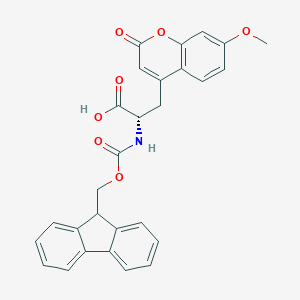 B557784 (S)-2-(9H-Fluoren-9-ylmethoxycarbonylamino)-3-(7-methoxy-2-oxo-2H-chromen-4-YL)-propionic acid CAS No. 524698-40-6
