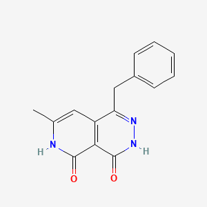 molecular formula C15H13N3O2 B5578381 1-benzyl-7-methylpyrido[3,4-d]pyridazine-4,5(3H,6H)-dione 
