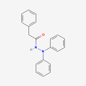 molecular formula C20H18N2O B5578422 N',N',2-triphenylacetohydrazide 
