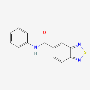 molecular formula C13H9N3OS B5578440 N-苯基-2,1,3-苯并噻二唑-5-甲酰胺 