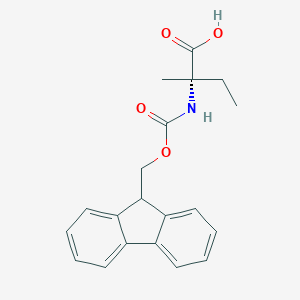 B557846 (S)-2-((((9H-Fluoren-9-yl)methoxy)carbonyl)amino)-2-methylbutanoic acid CAS No. 857478-30-9