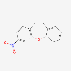 molecular formula C14H9NO3 B5578644 3-nitrodibenzo[b,f]oxepine 