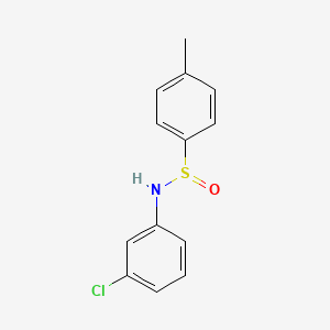 molecular formula C13H12ClNOS B5578688 N-(3-氯苯基)-4-甲基苯磺酰胺 