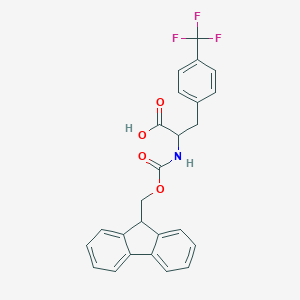 molecular formula C25H20F3NO4 B557870 Fmoc-D-苯丙氨酸(4-CF3)-OH CAS No. 238742-88-6