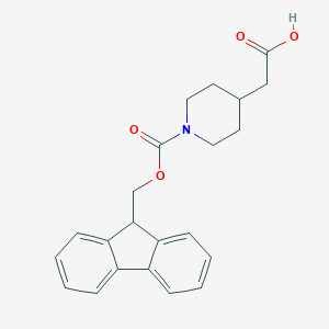 B557874 1-Fmoc-4-piperidineacetic acid CAS No. 180181-05-9
