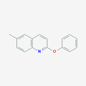 molecular formula C16H13NO B5578792 6-methyl-2-phenoxyquinoline 