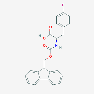molecular formula C24H20FNO4 B557885 Fmoc-4-氟-L-苯丙氨酸 CAS No. 169243-86-1