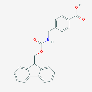 molecular formula C23H19NO4 B557894 4-(((((9H-芴-9-基)甲氧羰基)氨基)甲基)苯甲酸 CAS No. 164470-64-8