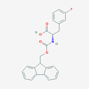 molecular formula C24H20FNO4 B557909 Fmoc-3-fluoro-L-phenylalanine CAS No. 198560-68-8