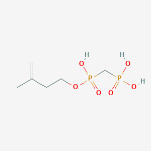 molecular formula C6H14O6P2 B055791 Isopentenyl methylenediphosphonate CAS No. 118447-96-4