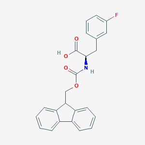 molecular formula C24H20FNO4 B557910 Fmoc-3-氟-D-苯丙氨酸 CAS No. 198545-72-1