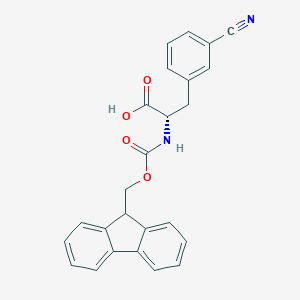 molecular formula C25H20N2O4 B557911 Fmoc-L-3-Cyanophenylalanine CAS No. 205526-36-9
