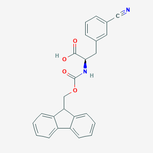 molecular formula C25H20N2O4 B557912 Fmoc-D-3-Cyanophenylalanine CAS No. 205526-37-0
