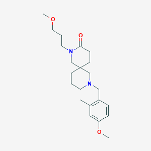 8-(4-methoxy-2-methylbenzyl)-2-(3-methoxypropyl)-2,8-diazaspiro[5.5]undecan-3-one