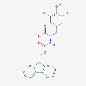 molecular formula C24H19Br2NO5 B557926 Fmoc-3,5-二溴-L-酪氨酸 CAS No. 201484-26-6