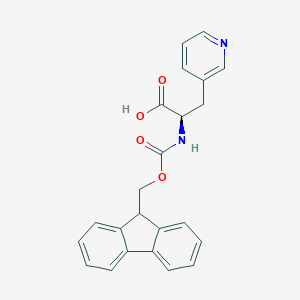 B557935 (R)-2-((((9H-Fluoren-9-yl)methoxy)carbonyl)amino)-3-(pyridin-3-yl)propanoic acid CAS No. 142994-45-4