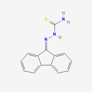 molecular formula C14H11N3S B5579382 9H-fluoren-9-one thiosemicarbazone CAS No. 68279-50-5