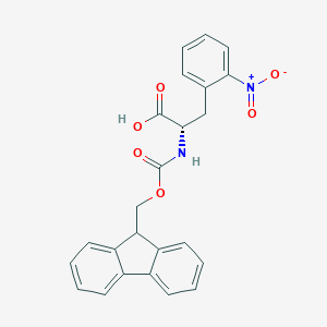 B557944 (S)-2-((((9H-Fluoren-9-yl)methoxy)carbonyl)amino)-3-(2-nitrophenyl)propanoic acid CAS No. 210282-30-7