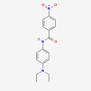 molecular formula C17H19N3O3 B5579484 N-[4-(diethylamino)phenyl]-4-nitrobenzamide 