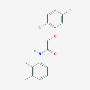 molecular formula C16H15Cl2NO2 B5579580 2-(2,5-二氯苯氧基)-N-(2,3-二甲苯基)乙酰胺 