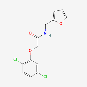 molecular formula C13H11Cl2NO3 B5579607 2-(2,5-二氯苯氧基)-N-(2-呋喃甲基)乙酰胺 