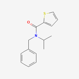 molecular formula C15H17NOS B5579866 N-苄基-N-异丙基-2-噻吩甲酰胺 