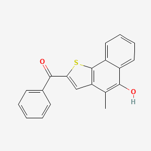 molecular formula C20H14O2S B5579873 (5-羟基-4-甲基萘并[1,2-b]噻吩-2-基)(苯基)甲苯酮 