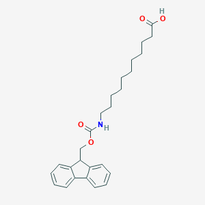molecular formula C26H33NO4 B557995 Fmoc-11-氨基十一酸 CAS No. 88574-07-6