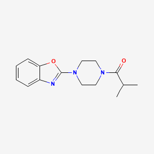 2-(4-isobutyrylpiperazin-1-yl)-1,3-benzoxazole