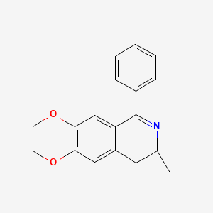 8,8-dimethyl-6-phenyl-2,3,8,9-tetrahydro[1,4]dioxino[2,3-g]isoquinoline