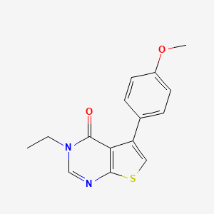 3-ethyl-5-(4-methoxyphenyl)thieno[2,3-d]pyrimidin-4(3H)-one