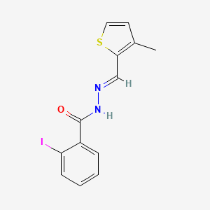 2-iodo-N'-[(3-methyl-2-thienyl)methylene]benzohydrazide