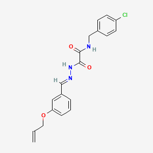 2-{2-[3-(allyloxy)benzylidene]hydrazino}-N-(4-chlorobenzyl)-2-oxoacetamide