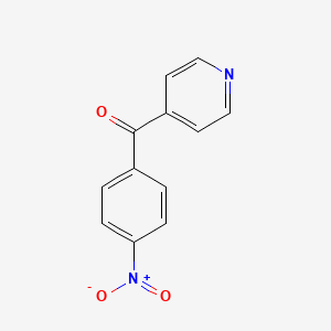 molecular formula C12H8N2O3 B5580117 (4-硝基苯基)(4-吡啶基)甲酮 CAS No. 39055-88-4