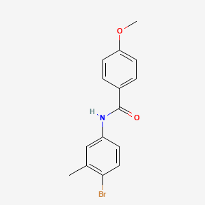 N-(4-bromo-3-methylphenyl)-4-methoxybenzamide