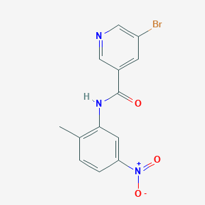 5-bromo-N-(2-methyl-5-nitrophenyl)nicotinamide