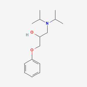 molecular formula C15H25NO2 B5580340 1-(二异丙氨基)-3-苯氧基-2-丙醇 